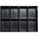 8-Compartment Inlet Insert with Rounded Plastic Inserts