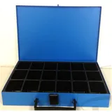 Assortment Box 18 Compartments Empty Blue