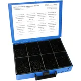 Blechschraubensortiment schwarz verzinkt 8592