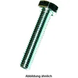 HEX BOLT M4X40 DIN933 PLATED STEEL