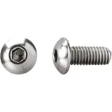 Halbrundkopfschraube A2 M6X25 ISO 7380-2 Packung 200 Stück für Motorräder