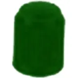 GREEN PLASTIC VALVE CAP 6ON FOR GAS/NITROGEN 100 PCS
