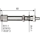 Ventilverlängerung Metall starr 54 mm für Lkw/Bus