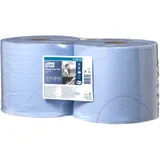 Tork Paper Cleaning Rolls for Multipurpose Use 2 Pack 750 Wipes Blue