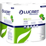 Toilettenpapier 8X8 Rolle 2-lagig A 250 blau Weiß LUCART