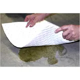 Oil Absorbent Mat 400x500 mm White for Floor and Surface Protection 50 PCS