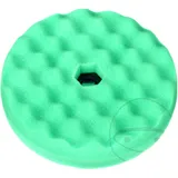 Polierscheibe 216MM grün Quick Connect genoppt für Motorräder
