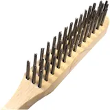 Osborn 3-Row Hand Wire Brush for Motorcycles
