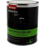 GRUNDIERF 2K Acryl 4 Liter DUNKELGRA Redocryl HS 685