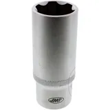 Stecknuss 6-Kant 3/8" für Motorräder 19 mm J Länge 60 mm