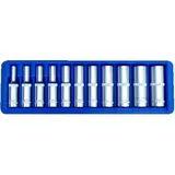 1/4 Drive Socket Set for Motorcycles, 11 Pieces 4-13 mm