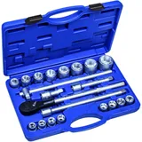 3/4 Socket Wrench Kit for Motorcycle 21 Piece 19-50 mm
