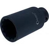 Kraft-Stecknuss 12-Kant 1/2 Zoll 30 mm für Motorräder