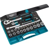 Socket wrench kit 1/4-1/2