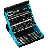 Steckschlüssel Satz 1/4Z 50 teilig Hazet Smart CASE