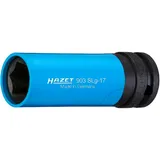 Impact Socket Hex 1/2 17MM Hazet with Protective Coating for Motorbikes