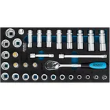 3/8 Inch Socket Kit, 33-Piece in Case