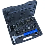 FINISHING HAMMER SET 10 PIECES with interchangeable attachments