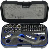 33-Piece Ratchet Wrench Set with S-Type for Motorcycles
