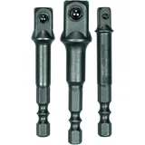3-Piece Adapter Kit for Drills and Screwdrivers