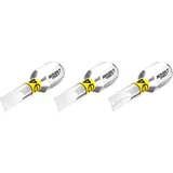 Hazet Slot Bit 1/4 inch (6.3 mm) 3-piece 25 mm