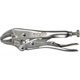 Locking Pliers with Curved Jaws and Wire Cutter 100 mm