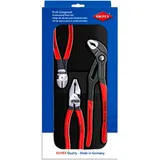 Knipex 3-Piece Plier Set for Various Tasks