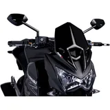 Sports screen new gen PUIG for naked bike black for: Kawasaki Z