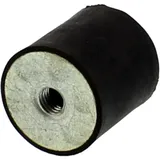 Gummi-Metall-Puffer 30X30 für Motorräder mit 2x M8 IG