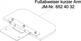 FUSSABWEISER KURZER Arm FUSSABWEISER KURZER Arm