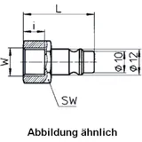 EWO Steel Coupling Nipple IG 1/2 Inch