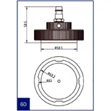 Stierius Connection Cover No. 60 for Brake Filling and Bleeding Devices