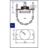 Anschlussdeckel NR.82