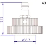 Stierius Connector Cover NR.43 for Brake Filling and Bleeding Tools
