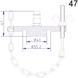 Anschlussdeckel Nr. 47 für Bremsenfüll- und Entlüftergeräte