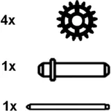 ROLLER SET MIGA 223I 0.8 MM for Wire Feed Unit