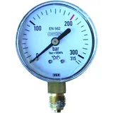EWO Sicherheitsmanometer für Sauerstoff Ø 63 – 0-315 bar