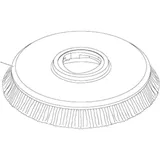 Schrubb-Bürste für Scheuersaugmaschinen 343E/B und SC401E/B