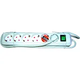6-Socket Power Strip with Switch 1.5m for Home