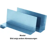 Klemmtrennwinkel verzinkt 300 x 160 mm für Regale