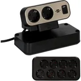 USB C and USB A Socket Strip with Power Delivery