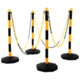 Barrier Kit with 4 Posts and 20 Meter Chain
