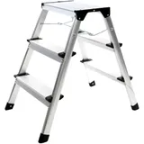 Double-Sided Aluminum Step Ladder for Heavy Vehicles