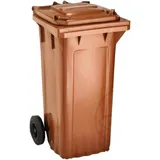 Mülltonne braun 120 Liter