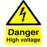 High Voltage Warning Sign