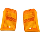 Indicator lens orange pair for: Vespa PX, P
