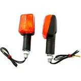 Mini Indicator Black with Yellow Lens