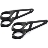 Lamp Holder for 39MM Fork Diameter Aluminium Black