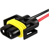 12V Adapter Cable H8/H11/H27 with 175MM Cable for Motorcycles