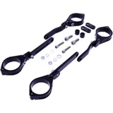 Lampenhalter 41 mm verstellbar schwarz für Motorräder